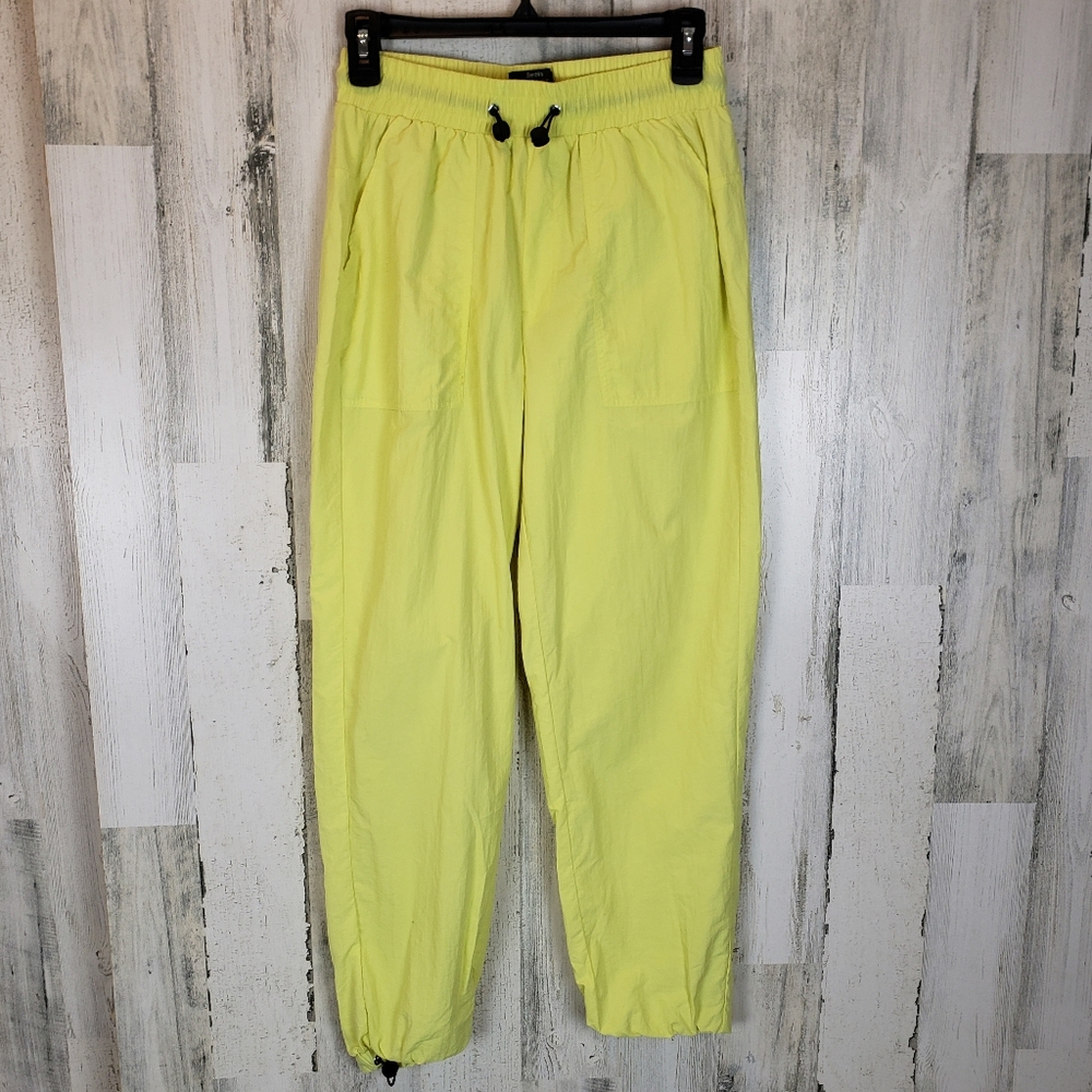 Bershka Neon Windbreaker Joggers Sz M